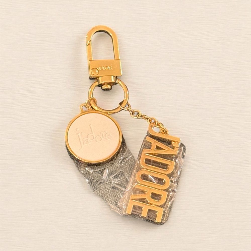 Dior Luxurious Gold J'Adore Keychain